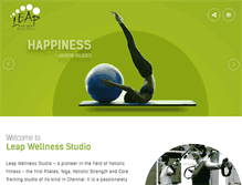 Tablet Screenshot of leapwellness.com